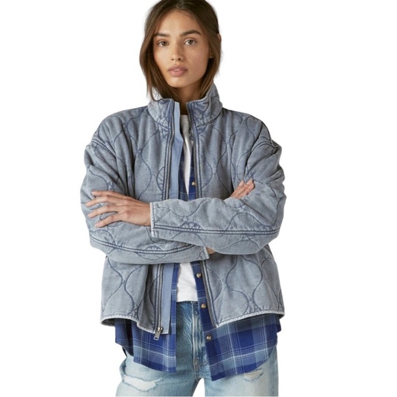 Lucky Brand Washed Quilted Jacket - Picture 4 of 6